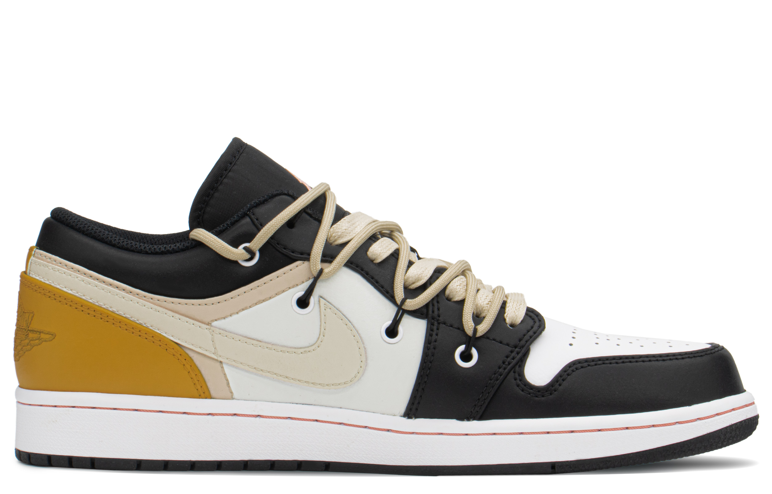 Order [Kasut Custom] Air Jordan 1 Low 'Hijau Zaitun Jingga' 553558-062(TeamA-AJ露营男S-BOX)