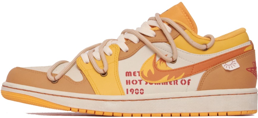 Zapatillas Personalizadas Air Jordan 1 Low 'Orange Flame Deconstruidas' 553558-701(Team61-炽热火焰S-BOX) Buy Zapatillas Personalizadas Air Jordan 1 Low 'Orange Flame Deconstruidas' 553558-701(Team61-炽热火焰S-BOX)