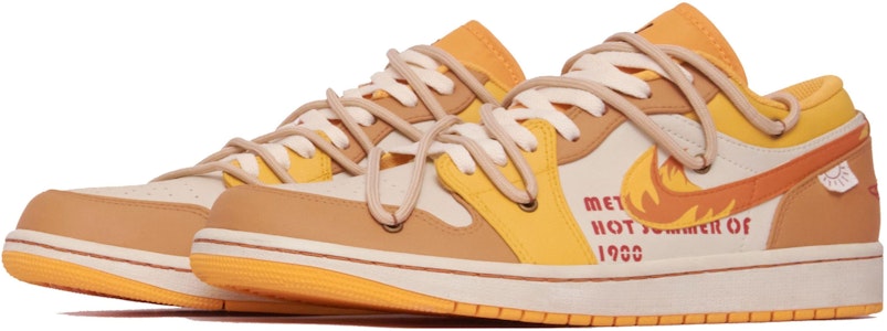 에어 조던 1 로우 '오렌지 플레임 디컨스트럭티드' (커스텀) 553558-701(Team61-炽热火焰S-BOX) Lookbook 에어 조던 1 로우 '오렌지 플레임 디컨스트럭티드' (커스텀) 553558-701(Team61-炽热火焰S-BOX)