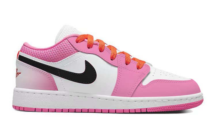 Order [Kasut Tersuai] Air Jordan 1 Low 'Estetik Oriental Hitam Merah Muda' DR9498-168-450437