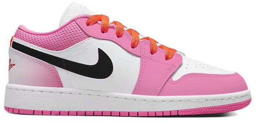 【訂製球鞋】 Jordan Air Jordan 1 東方美學 中式紅流 百變面譜 防滑耐磨 低筒 復古籃球鞋 GS 黑粉 Order 【訂製球鞋】 Jordan Air Jordan 1 東方美學 中式紅流 百變面譜 防滑耐磨 低筒 復古籃球鞋 GS 黑粉