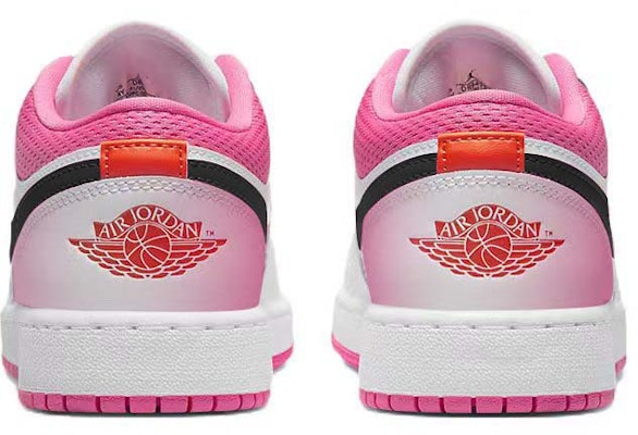 【訂製球鞋】 Jordan Air Jordan 1 東方美學 中式紅流 百變面譜 防滑耐磨 低筒 復古籃球鞋 GS 黑粉 Shop 【訂製球鞋】 Jordan Air Jordan 1 東方美學 中式紅流 百變面譜 防滑耐磨 低筒 復古籃球鞋 GS 黑粉