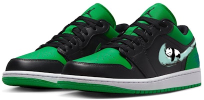 커스텀 에어 조던 1 로우 '판다 대나무' (Custom Air Jordan 1 Low 'Panda Daenamu') 553558-065(Team56-熊猫抱竹) Lookbook 커스텀 에어 조던 1 로우 '판다 대나무' (Custom Air Jordan 1 Low 'Panda Daenamu') 553558-065(Team56-熊猫抱竹)