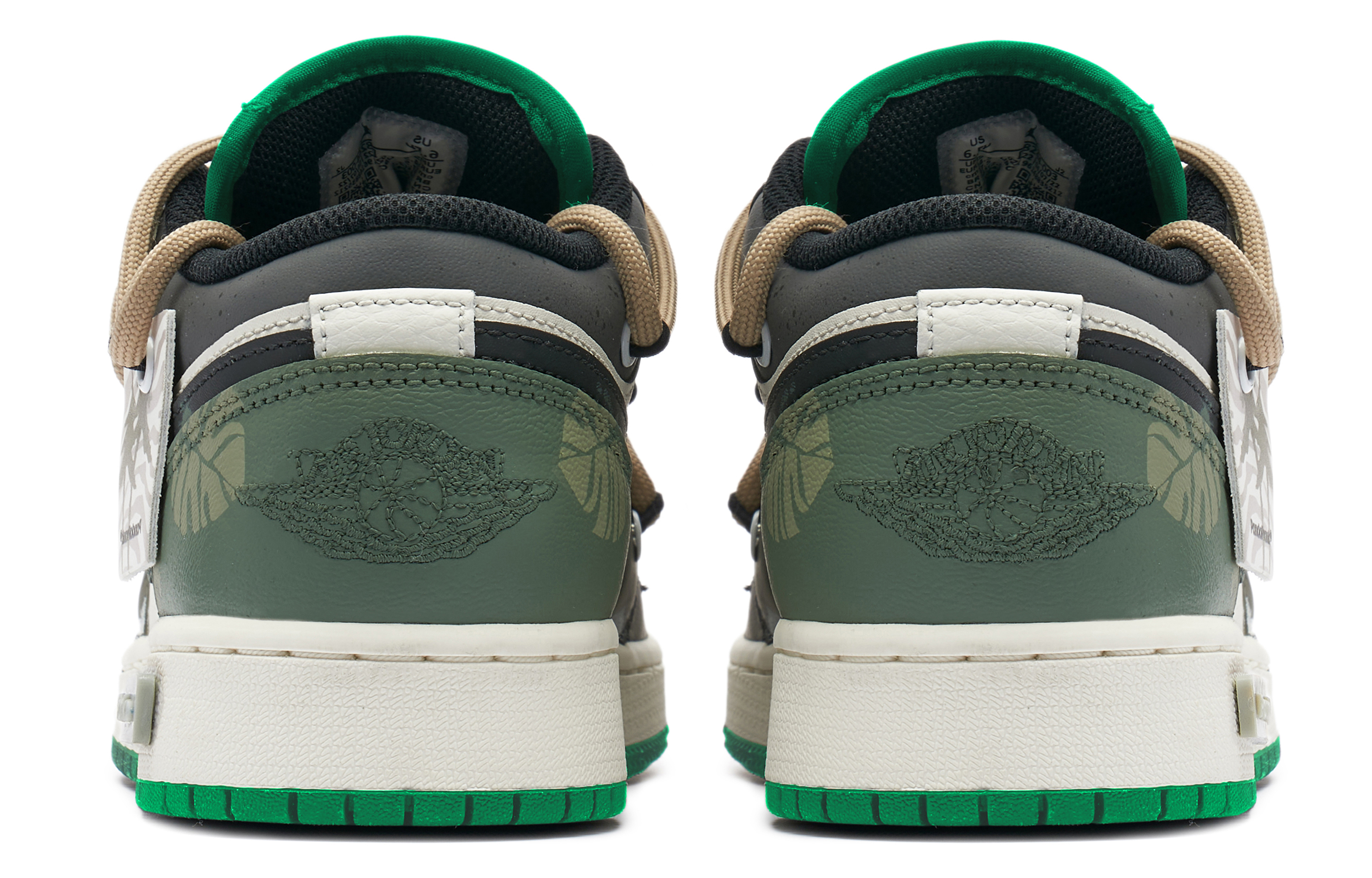 Shop Jordan 1 Low Panda Prank Marrón Blanco 553558-065(TeamH-男款绿野浮渊S-BOX)