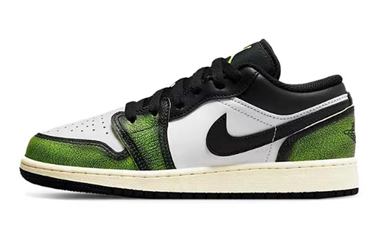 Details for カスタムAJ1 ロー "パンダ悪戯ジャングル夏モランディ" DO8244-003(TeamH-女款绿野浮渊S-BOX)