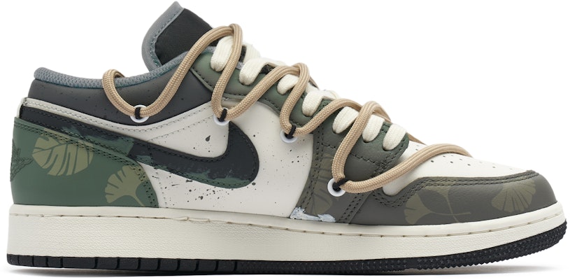 【訂製球鞋】 Jordan Air Jordan 1 熊貓惡作劇 叢林穿越 綠野浮淵 夏日莫蘭迪 解構 復古 特殊鞋盒 低筒 復古籃球鞋 男款 灰白 Order 【訂製球鞋】 Jordan Air Jordan 1 熊貓惡作劇 叢林穿越 綠野浮淵 夏日莫蘭迪 解構 復古 特殊鞋盒 低筒 復古籃球鞋 男款 灰白