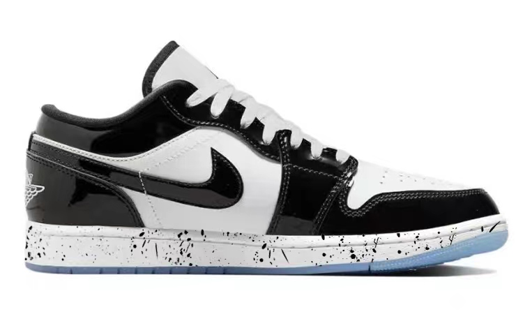 Order [Kasut Custom] Air Jordan 1 Low 'Panda Splatter' DV1333-100(Team56-泼墨熊猫)