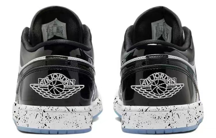 Shop [Kasut Custom] Air Jordan 1 Low 'Panda Splatter' DV1333-100(Team56-泼墨熊猫)