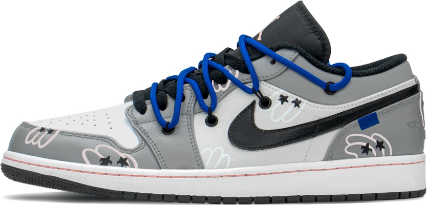 【定制球鞋】 Jordan Air Jordan 1 Low FZBB 熱血青春 特殊禮盒 動漫手 滿天星 低幫 復古籃球鞋 男款 黑白灰 Buy 【定制球鞋】 Jordan Air Jordan 1 Low FZBB 熱血青春 特殊禮盒 動漫手 滿天星 低幫 復古籃球鞋 男款 黑白灰