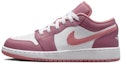 Sizing 【客製化球鞋】 Jordan Air Jordan 1 低筒 OKHR 清新 愛心 星星 夢幻暈染 復古籃球鞋 GS 粉白黃