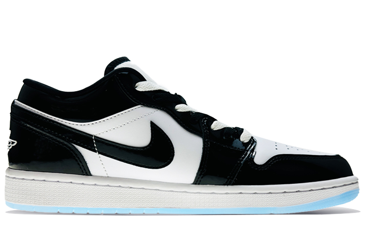 Order [Sepatu Custom] Air Jordan 1 Low 'Patent Panda' DV1309-100(Team40-男款漆皮熊猫黑白)