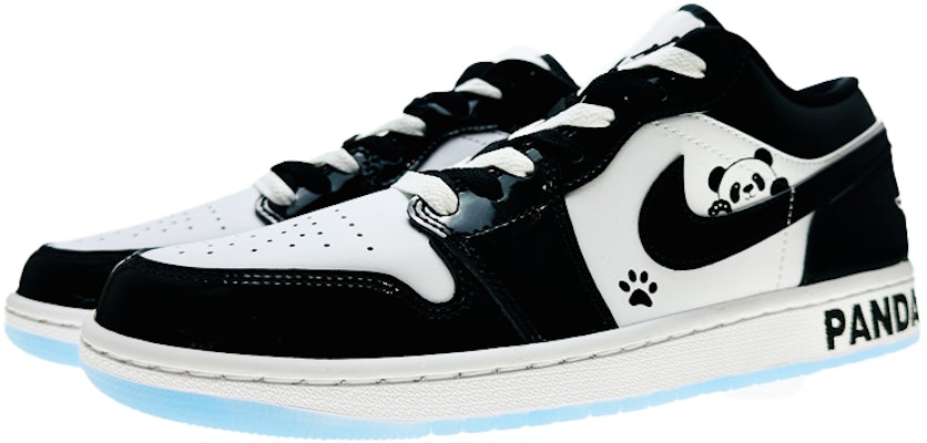 カスタムAJ1ロー "パテントパンダ" DV1309-100(Team40-男款漆皮熊猫黑白) Lookbook カスタムAJ1ロー "パテントパンダ" DV1309-100(Team40-男款漆皮熊猫黑白)