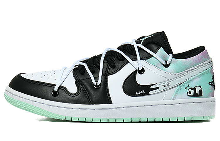 Buy [カスタムシューズ] エアジョーダン1ロー「ポーベアティファニーホワイト」 DM1199-100(Team10-趴趴熊)