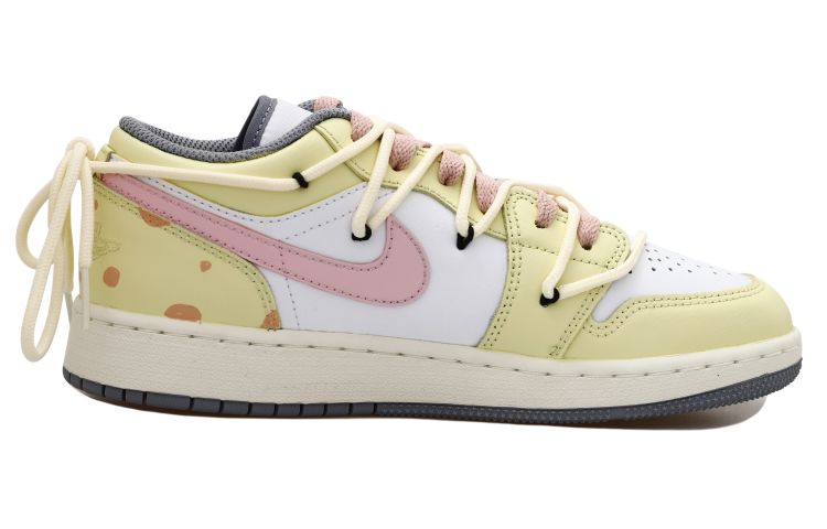 Lookbook 커스텀 에어 조던 1 로우 '피치 크림 도파민' 553560-053(Team拾玖-桃香奶酪S-BOX)