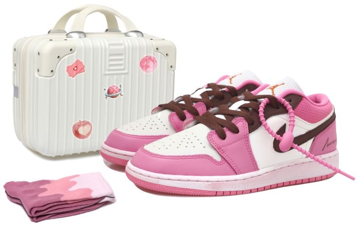 custom-shoes-air-jordan-1-low-peach-macaron