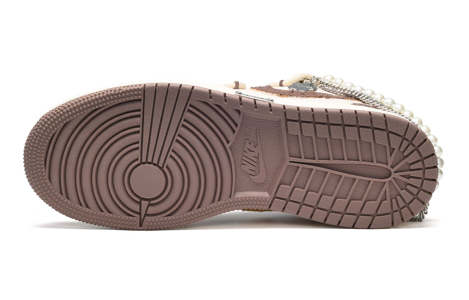 Purchase [Sepatu Custom] Air Jordan 1 Low 'Pearl Chocolate' DZ4465-200(TeamE-女款珍珠巧克力紫白棕)