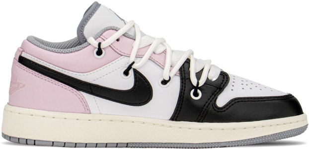 커스텀 에어 조던 1 로우 '핑크 블랙 그래피티' 553560-053(TeamA-AJ女粉小恶魔S-BOX) Lookbook 커스텀 에어 조던 1 로우 '핑크 블랙 그래피티' 553560-053(TeamA-AJ女粉小恶魔S-BOX)