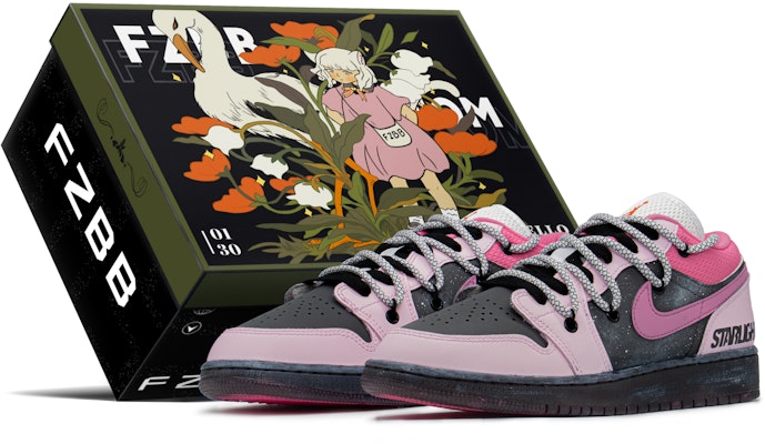 커스텀 에어 조던 1 로우 '핑크 블랙 디컨' DR9498-168(TeamA-AJL女粉星光S-BOX) Buy 커스텀 에어 조던 1 로우 '핑크 블랙 디컨' DR9498-168(TeamA-AJL女粉星光S-BOX)