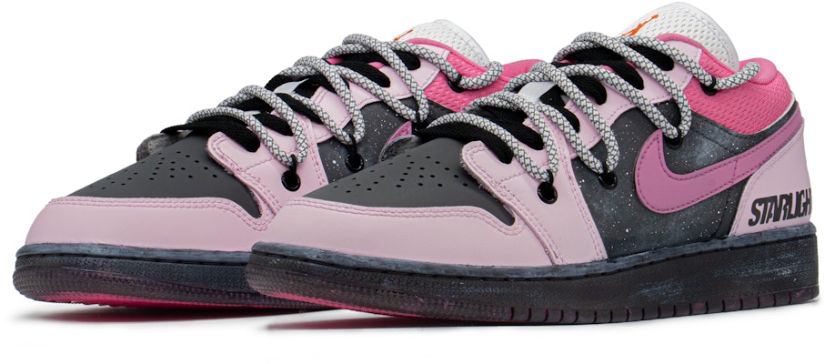 커스텀 에어 조던 1 로우 '핑크 블랙 디컨' DR9498-168(TeamA-AJL女粉星光S-BOX) Order 커스텀 에어 조던 1 로우 '핑크 블랙 디컨' DR9498-168(TeamA-AJL女粉星光S-BOX)