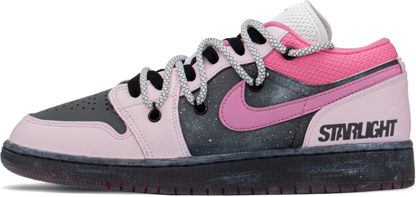 커스텀 에어 조던 1 로우 '핑크 블랙 디컨' DR9498-168(TeamA-AJL女粉星光S-BOX) Lookbook 커스텀 에어 조던 1 로우 '핑크 블랙 디컨' DR9498-168(TeamA-AJL女粉星光S-BOX)