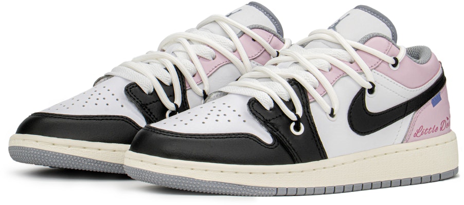 커스텀 에어 조던 1 로우 '핑크 블랙 그래피티' 553560-053(TeamA-AJ女粉小恶魔) Lookbook 커스텀 에어 조던 1 로우 '핑크 블랙 그래피티' 553560-053(TeamA-AJ女粉小恶魔)