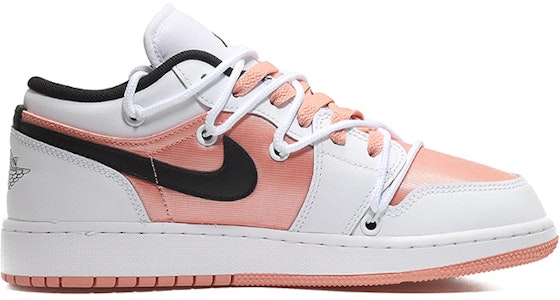 에어 조던 1 로우 '핑크 벚꽃' 커스텀 슈즈 DM8960-801(Team10-樱花雪女白粉黑QD) Order 에어 조던 1 로우 '핑크 벚꽃' 커스텀 슈즈 DM8960-801(Team10-樱花雪女白粉黑QD)