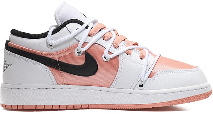 【定制球鞋】 Jordan Air Jordan 1 Low 粉色櫻花 雪花圖案 浪漫氛圍感 清新自然 低幫 復古籃球鞋 GS 白粉黑 Order 【定制球鞋】 Jordan Air Jordan 1 Low 粉色櫻花 雪花圖案 浪漫氛圍感 清新自然 低幫 復古籃球鞋 GS 白粉黑