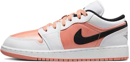 【定制球鞋】 Jordan Air Jordan 1 Low 粉色櫻花 雪花圖案 浪漫氛圍感 清新自然 低幫 復古籃球鞋 GS 白粉黑 Sizing 【定制球鞋】 Jordan Air Jordan 1 Low 粉色櫻花 雪花圖案 浪漫氛圍感 清新自然 低幫 復古籃球鞋 GS 白粉黑