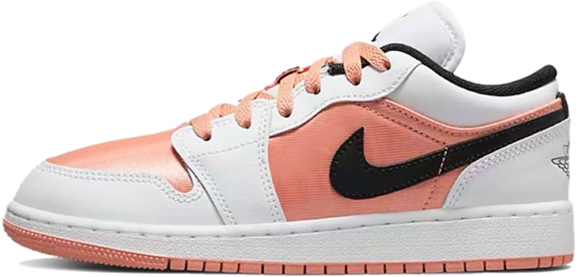 【定制球鞋】 Jordan Air Jordan 1 Low 粉色櫻花 雪花圖案 浪漫氛圍感 清新自然 低幫 復古籃球鞋 GS 白粉黑 Sizing 【定制球鞋】 Jordan Air Jordan 1 Low 粉色櫻花 雪花圖案 浪漫氛圍感 清新自然 低幫 復古籃球鞋 GS 白粉黑