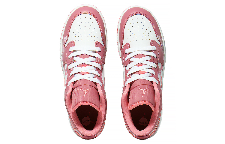 Shop 에어 조던 1 로우 '핑크 꽃바다' (커스텀) 553560-616(Team10--粉红花海)