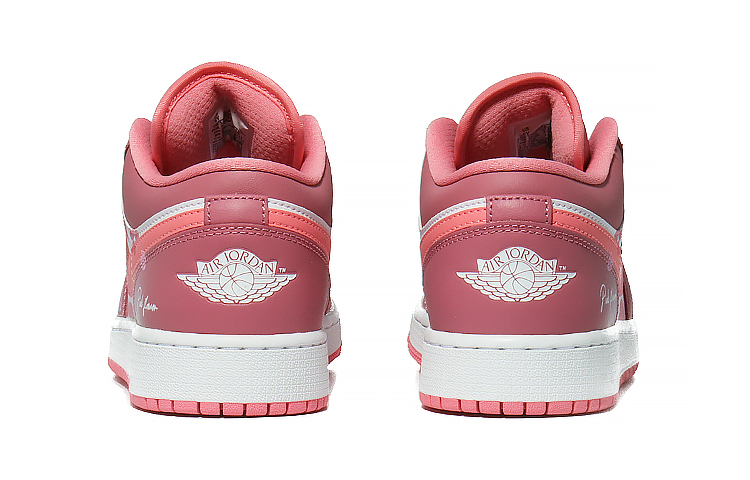 Purchase 에어 조던 1 로우 '핑크 꽃바다' (커스텀) 553560-616(Team10--粉红花海)