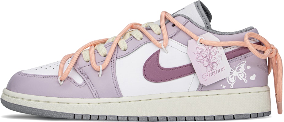 커스텀 에어 조던 1 로우 '핑크퍼플' 553560-053(TeamA-粉紫情人) Buy 커스텀 에어 조던 1 로우 '핑크퍼플' 553560-053(TeamA-粉紫情人)