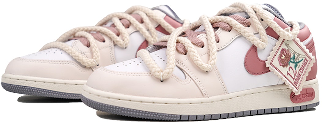 맞춤형 신발: 에어 조던 1 로우 '핑크 로즈' 553560-053(Team27-玫瑰心事AJS-BOX) Lookbook 맞춤형 신발: 에어 조던 1 로우 '핑크 로즈' 553560-053(Team27-玫瑰心事AJS-BOX)