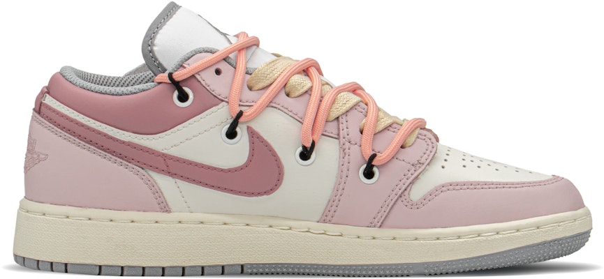 에어 조던 1 로우 '핑크 로즈' 커스텀 슈즈 553560-053(TeamA-AJ粉玫瑰S-BOX) Lookbook 에어 조던 1 로우 '핑크 로즈' 커스텀 슈즈 553560-053(TeamA-AJ粉玫瑰S-BOX)