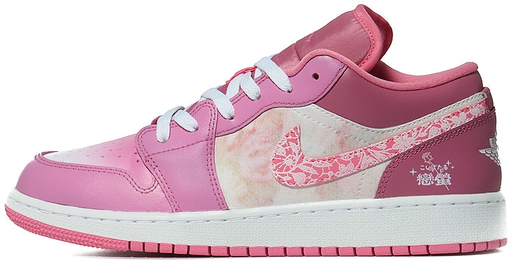 custom-shoes-air-jordan-1-low-pink-white