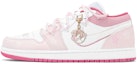Order 커스텀 에어 조던 1 로우 '핑크 화이트' DR9498-168(TeamS-七夕樱花粉兔S-BOX)