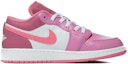 Order 커스텀 에어 조던 1 로우 '핑크 화이트' 553560-616(Team10--恋恋蔷薇)