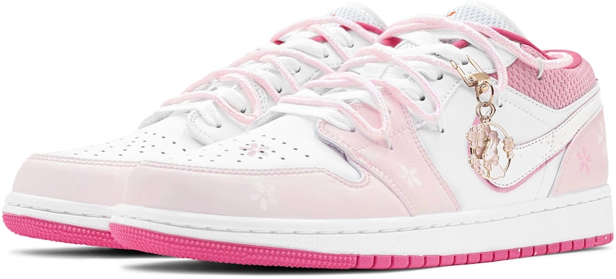 커스텀 에어 조던 1 로우 '핑크 화이트' DR9498-168(TeamS-七夕樱花粉兔S-BOX) Shop 커스텀 에어 조던 1 로우 '핑크 화이트' DR9498-168(TeamS-七夕樱花粉兔S-BOX)