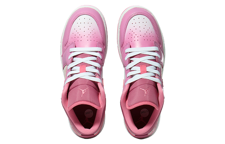 Shop [Sepatu Kustom] Air Jordan 1 Low 'Pink Putih' 553560-616(Team10--恋恋蔷薇)