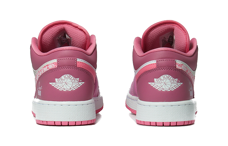 Purchase [Sepatu Kustom] Air Jordan 1 Low 'Pink Putih' 553560-616(Team10--恋恋蔷薇)