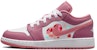 에어 조던 1 로우 '핑크 블럭 하트' (Air Jordan 1 Low 'Pink Block Heart') 553560-616(Team56-积木爱心)