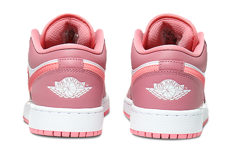 Shop [Sepatu Kustom] Air Jordan 1 Low 'Blok Bangunan Hati Merah Muda Putih' 553560-616(Team56-积木爱心)