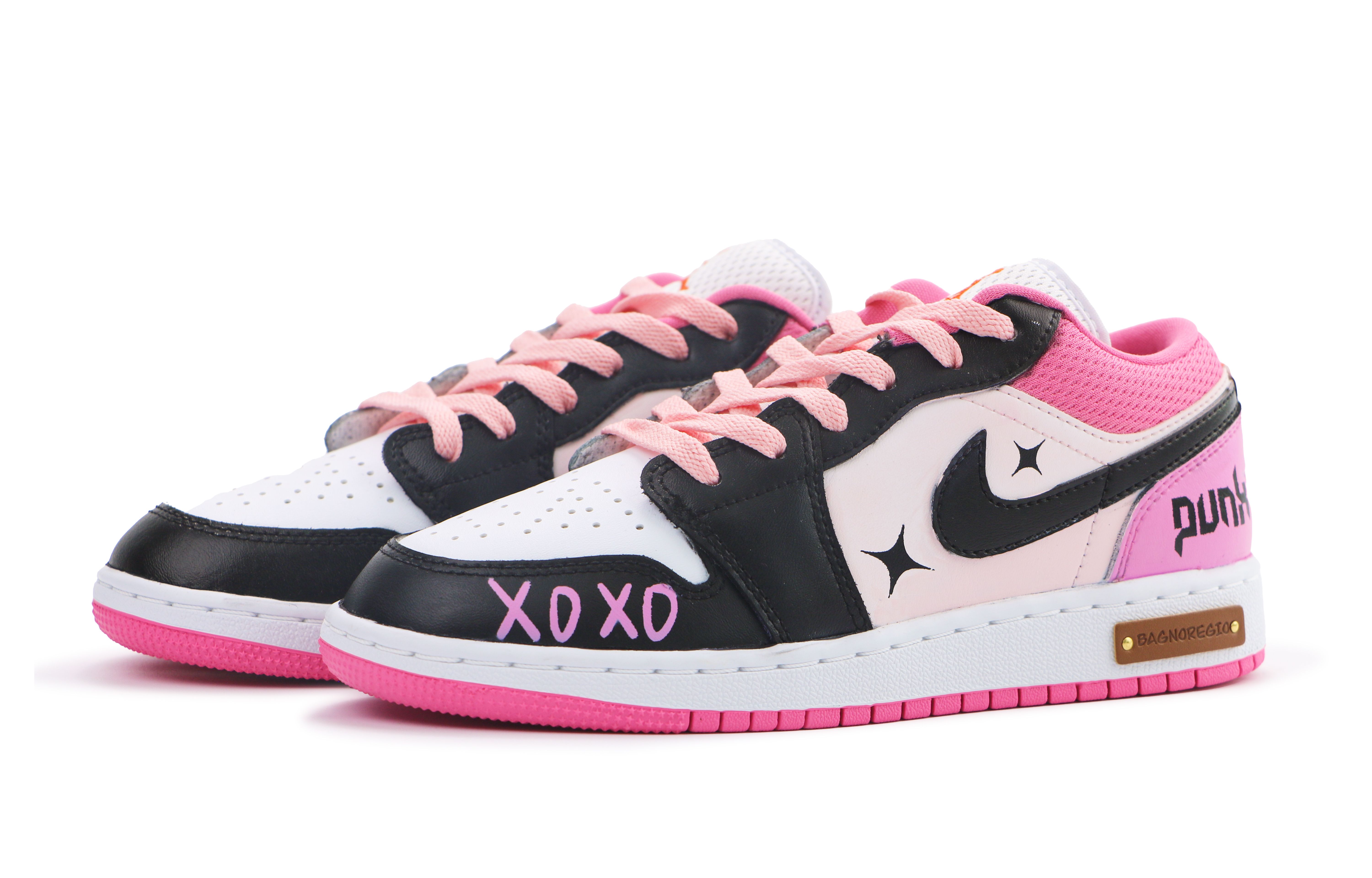 Lookbook [Sepatu Kustom] Air Jordan 1 Low 'Pinksicle Barbie' DR9498-168(Team48-朋克女孩)