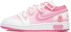 Buy 에어 조던 1 로우 '핑크 젤리곰 그라데이션' (63 characters) DR9498-168(Team27-女款小熊软糖粉白)