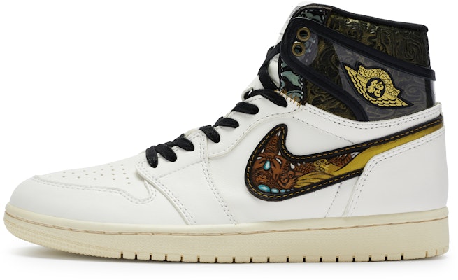 【定製球鞋】Jordan Air Jordan 1 Low 貔貅 手工皮雕 防滑耐磨 高幫 復古籃球鞋 男女同款 白金灰 Buy 【定製球鞋】Jordan Air Jordan 1 Low 貔貅 手工皮雕 防滑耐磨 高幫 復古籃球鞋 男女同款 白金灰