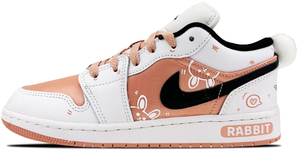 에어 조던 1 로우 '핑크 버니' (커스텀) DM8960-801(Team叁-女款AJ兔球S-BOX) Buy 에어 조던 1 로우 '핑크 버니' (커스텀) DM8960-801(Team叁-女款AJ兔球S-BOX)