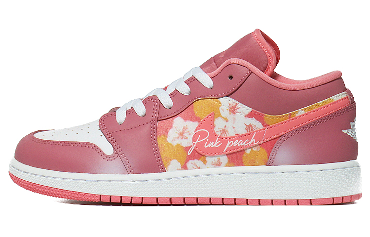 Buy [定制鞋款] Air Jordan 1 Low '流行蜜桃粉-白' 553560-616(Team10--波普桃花)