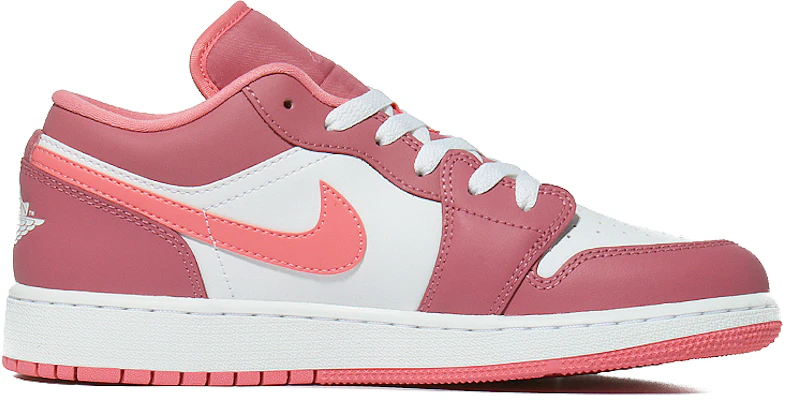 【客製球鞋】 Jordan Air Jordan 1 低筒 波普桃花 優雅逆齡 潮流經典 防滑耐磨 復古籃球鞋 GS 粉白色 Order 【客製球鞋】 Jordan Air Jordan 1 低筒 波普桃花 優雅逆齡 潮流經典 防滑耐磨 復古籃球鞋 GS 粉白色
