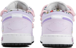 【訂製球鞋】 Jordan Air Jordan 1 紫蝶精靈 清新夏日 愛心 低筒 復古籃球鞋 GS 紫 Shop 【訂製球鞋】 Jordan Air Jordan 1 紫蝶精靈 清新夏日 愛心 低筒 復古籃球鞋 GS 紫