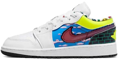 【訂製球鞋】 Jordan Air Jordan 1 紫蝶精靈 清新夏日 愛心 低筒 復古籃球鞋 GS 紫 Details for 【訂製球鞋】 Jordan Air Jordan 1 紫蝶精靈 清新夏日 愛心 低筒 復古籃球鞋 GS 紫